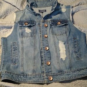 Jean Jacket vest